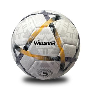 Chất Lượng Cao PVC Bọt Da Hiệu Suất Bóng Đá/Bóng Đá Bóng Tùy Chỉnh In Logo Chính Thức Kích Thước 5 Máy Khâu Đào Tạo - Product Image 1