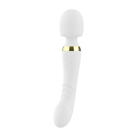 Vibromasseur double tête à double vibration pour femme, stimulation puissante du point G et du clitoris, jouet sexuel