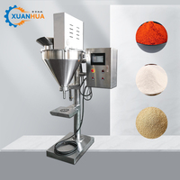 Machine d'emballage semi-automatique électrique pour poudre, en acier inoxydable 304, avec système de remplissage à vis sans fin haute précision et pesage pour sachets