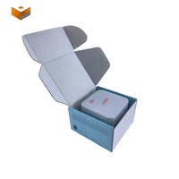 Boîte à montre pliable personnalisée avec logo imprimé, boîte cadeau rigide en carton pliable portable pour montre-bracelet