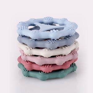 बच्चों के लिए बीपा-मुक्त सिलिकॉन टेईथर, गैर-विषैले और टिकाऊ नरम खिलौना जो टेथिंग दर्द को दूर करता है - Product Image 1