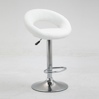 Tabouret de bar moderne à hauteur de comptoir avec dossier Chaise de loisirs en gros pour chambre à coucher appartement salle à manger salle de sport inspirée du café