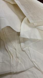 Lightweight 92x80 Voile Greige <b>Fabric</b> 46 Inch Width <b>Grey</b> <b>Fabric</b> for Apparel Use - Product Image 3