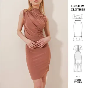 2024 moda Primavera vestido formal oficial para mujer vestidos ajustados formales señora Elegante ropa de noche vendaje vestido Casual