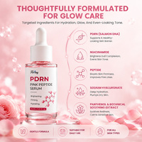 Suero Facial con Péptidos Rosados PDRN 30ml, Ilumina la Piel Opaca, Hidratación Profunda, Repara la Barrera Cutánea Dañada, Reafirma la Piel Flácida, Antiarrugas