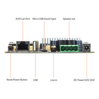 Récepteur audio 2.1 avec carte décodeur WiFi BT HiFi Module de streaming multiroom mono Up2Stream