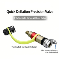 Valve de dégonflage rapide en alliage d'aluminium MAISOON, outil de dégonflage rapide des pneus pour 4x4, SUV, camion tout-terrain