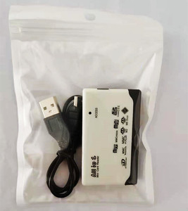 Zoskala HT-02A Lettore di Schede Mini All-in-One Supporta <span class=keywords><strong>SD</strong></span>/<span class=keywords><strong>MMC</strong></span>/XD/CF USB 2.0 Full Speed in Plastica Resistente per Fotocamera/Tablet/DVR - Product Image 6
