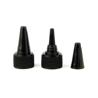 Bouteille en Plastique à Bec Verseur Transparent, Bouteille Compressible à Embout Pointu, Prix Usine, 10ml 30ml 60ml 100ml, avec Bouchon Twist