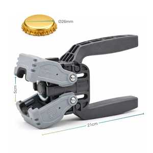 Tappatore manuale per bottiglie con tappi a corona da 26 mm, design a due leve, kit per la produzione di birra fatta in casa - Product Image 2