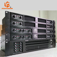 Powavesund – amplificateur de puissance à 8 canaux, 400W, haut-parleur d'adresse publique de classe d pour le son d'installation intérieure de projet audio
