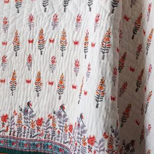 Edredón con estampado de bloques de mano personalizado al por mayor 100% algodón Jaipuri Razai textil de lujo para el hogar para compra al por mayor - Product Image 2