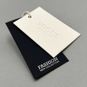 Etiqueta Colgante de Ropa de Lujo Personalizada, Etiqueta Tejida Acrílica con Logotipo de Marca, Etiquetas Colgantes para Prendas, Accesorios de Moda de Primera Calidad - Product Image 2