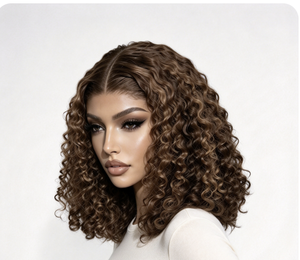 Pelucas de Cabello Humano Virgen de Primera Calidad, Duraderas, con Encaje Completo, Bonitas Pelucas con Frente de Encaje, Elegantes Pelucas Bob y con Cierre para Peinados Versátiles - Product Image 2