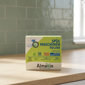 AlmaWin RTS 2 Poudre lave-vaisselle végane 1,250 kg 50 applications pour différentes quantités de vaisselle Détergent biologique - Product Image 3