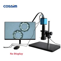 Mikroskop Stereo Zoom Kontinu 0.7X~4.5X untuk Perbaikan PCB dengan Kamera Digital