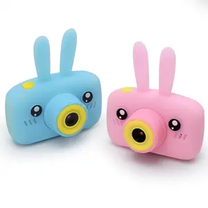 2.0inch Kids Camera Toys Rabbit Shape Children Kids Camera Mini Hd Christmas Gifts Children's Fun Camera 1080p for Children Gif