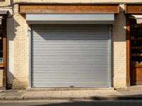 Porte à enroulement en aluminium simplifiée avec un design minimaliste pour utilisation en supermarché et installation flexible