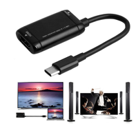 USB-C Type C vers HDMI Adaptateur USB 3.1 Câble Pour MHL Téléphone Android Tablet Noir