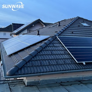 Sunwave panel <span class=keywords><strong>solar</strong></span> de Tejas negro completo tipo N HJT <span class=keywords><strong>Tech</strong></span> 400W 405W 410W 415W 420W módulo fotovoltaico - Product Image 6