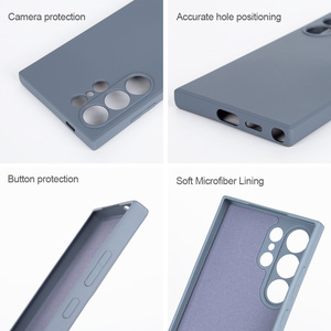 Pour Samsung S24 <span class=keywords><strong>Ultra</strong></span> Case Soft Silicone Gel Rubber Antichoc Mat TPU Silicone Case Pour Galaxy S24 <span class=keywords><strong>Ultra</strong></span> TPU Soft Case - Product Image 2