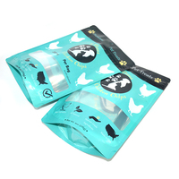 Kostenlose Probe Custom Resealable Zip Lock Dog Treats Snack-Paket Tiernahrung Verpackungs tasche