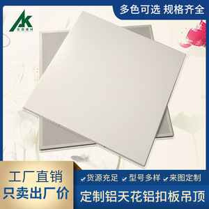 Metal <b>Ceiling</b> Tiles 24 X 24 In Perforated Minimalist Design For <b>Ceiling</b> Grid Installation - Product Image 5
