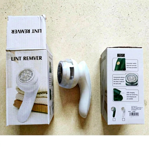 Éliminateur de peluches et coupe-poils électrique portable avec lame en acier inoxydable et corps en plastique pour l'entretien des vêtements - Product Image 1