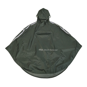 Logo personnalisé vêtements de pluie avec capuche avec fenêtre de vision hommes femmes <span class=keywords><strong>vélo</strong></span> <span class=keywords><strong>cape</strong></span> de pluie avec bandes réfléchissantes poncho de pluie pour <span class=keywords><strong>vélo</strong></span> - Product Image 4