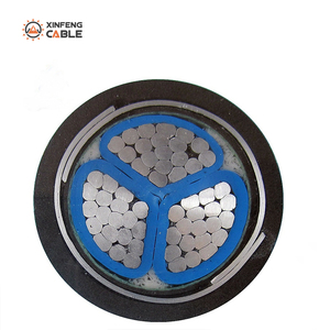 Cáp điện ba pha bốn dây 4 lõi 16mm 25mm 35mm 50mm <span class=keywords><strong>3</strong></span> + 1 dây nhôm yjlv22 chôn cáp trên không - Product Image 3