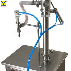 Máquina de llenado de botellas de pasta de alimentos, máquina de jugo de aceite de Perfume, semiautomática, Vertical, neumática, 100-1000ml, 1 cabezal, 30L - Product Image 4