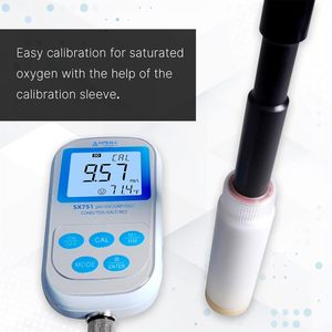 Medidor Portátil de pH/Oxígeno Disuelto (OD)/ORP/Conductividad (EC)/TDS/Salinidad/Resistividad Apera Instruments SX751 - Product Image 6