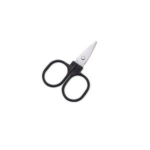 Mini Stainless Steel <b>Thread</b> Scissors With Black Plastic Handles Small Size For Tailoring And Cross Stitch Cutting Tools - Product Image 3