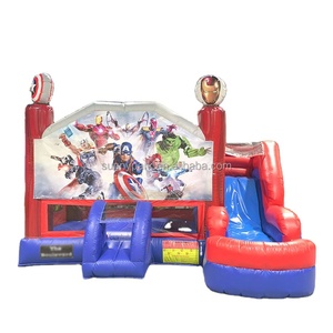 Maison gonflable <span class=keywords><strong>de</strong></span> rebond <span class=keywords><strong>de</strong></span> <span class=keywords><strong>super</strong></span>-<span class=keywords><strong>héros</strong></span> populaire sautant le château plein d'entrain avec la glissière pour des <span class=keywords><strong>jeux</strong></span> <span class=keywords><strong>de</strong></span> sport d'enfants - Product Image 1