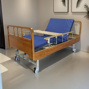 Manual Nursing <b>Bed</b> With <b>Adjustable</b> Backrest For Elderly And Paralyzed Patients Home Use Bedroom Study - Product Image 1