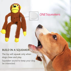 2025 Hot Bán sang trọng khỉ con chó Đồ chơi nhai & squeak âm thanh cắn kháng Câu Đố tương tác đồ chơi Carton Đóng Gói số lượng lớn bán buôn - Product Image 5