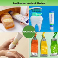 Machine de remplissage et de scellage de tubes entièrement automatique et semi-automatique pour dentifrice, chocolat, graisse, avec alimentateur