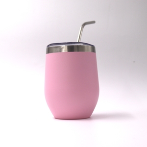 2024 Heiße Produkte 12oz doppelwandige Edelstahl Ei Becher Becher Becher Deckel Kaffee Tee Wasser langlebiges <span class=keywords><strong>Metall</strong></span> - Product Image 3