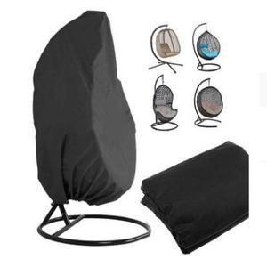 210D Black Outdoor Swing <b>Chair</b> Eggshell with Waterproof <b>Rattan</b> Patio and Garden Furniture Cover - Product Image 4