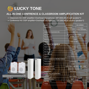 All-in-One Audio Video Kỹ Thuật Số lớp học âm thanh hệ thống PA với micro, loa và bộ khuếch đại cho các trường học và hội nghị - Product Image 2