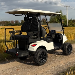 Nouveau chariot de chasse à châssis surélevé, batterie au lithium 72V, 4 places, suspension à double bras oscillant, <span class=keywords><strong>buggy</strong></span> électrique <span class=keywords><strong>tout</strong></span>-<span class=keywords><strong>terrain</strong></span>, utilisé sur route - Product Image 1