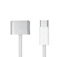 Câble USB C vers USB C magnétique OEM, charge rapide PD, alliage d'aluminium et nylon tressé, câble de données pour MacBook et appareils iOS
