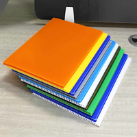 4mm PP Plastique Carton ondulé Polypropylène Matériau Couleur Boîte en plastique ondulée creuse Feuilles en plastique 4x8