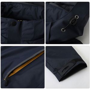 Wholesale High Quality Polyester Custom Logo Unisex Autumn <b>Camouflage</b> Bomber Jacket Waterproof Windproof Hooded Plus Size Formal - Product Image 2