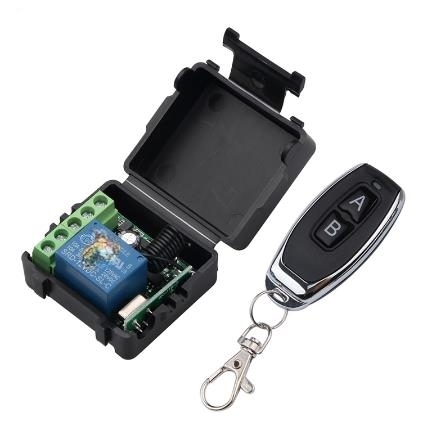 RF Transmitter 433 Mhz Remote Controls with Wireless Remote Control Switch DC 12V 1CH Relay Receiver Module