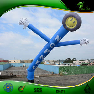 Gonfiabile Pubblicitario <span class=keywords><strong>Blu</strong></span> / Uomo Gonfiabile - Strumento Pubblicitario Danzante e Salutante per Promozioni Autolavaggi e Grandi Inaugurazioni - Product Image 2