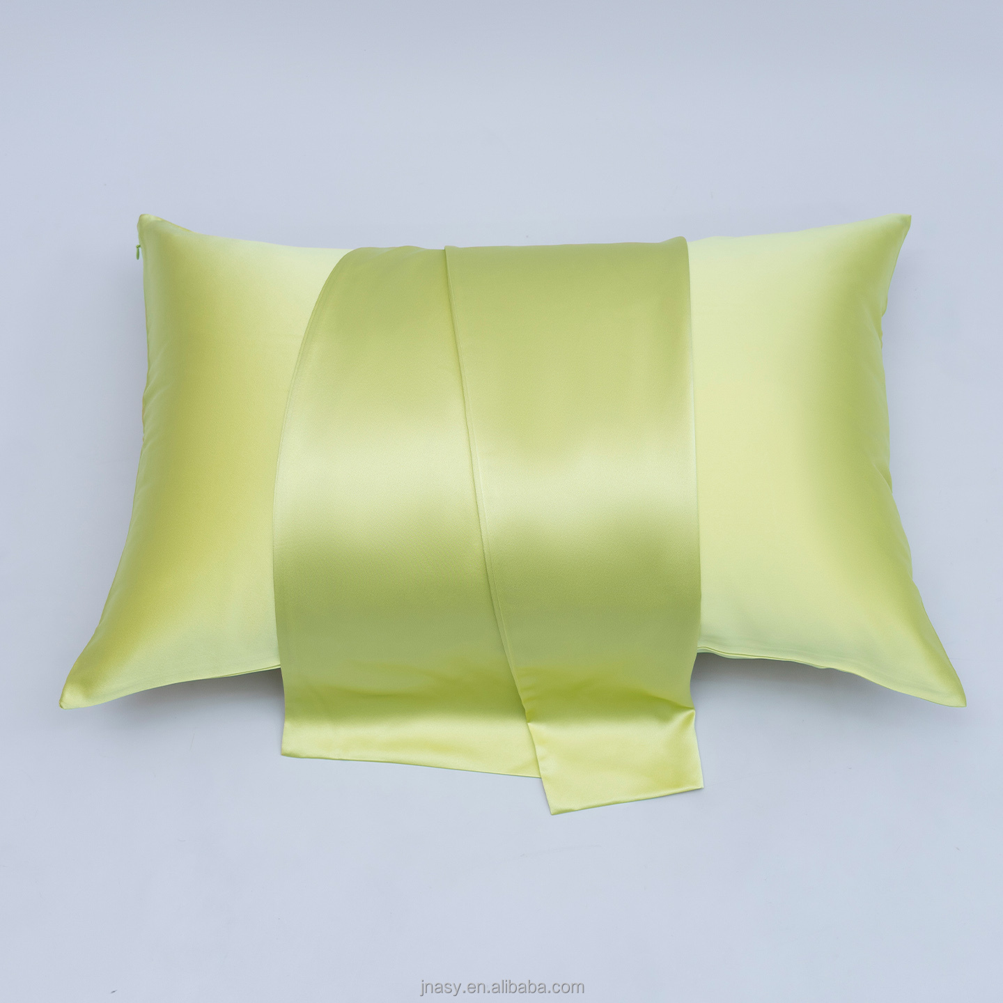 Olive green Heavyweight silk pillowcase