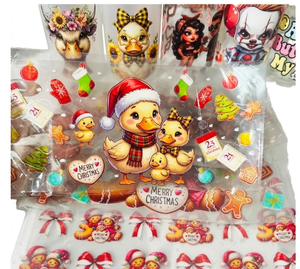 Película de Transferencia Térmica PET Lavable a Todo Color para Ropa, Diseño de Pato Adorable para San Valentín, Precio de Fábrica Personalizado - Product Image 2