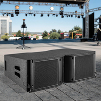 T208 Double enceinte passive Line Array de 8 pouces Cabinet Système de sonorisation audio professionnel
