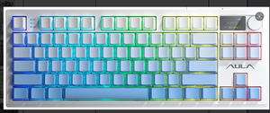 aula S87PRO blue Wired Mechanical PC Gaming desktop Laptop Keyboard 87Key RGB Backlit Anti-Ghosting <b>USB</b> Type-<b>C</b> Gasket Structure - Product Image 2